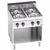 Gasspis 4 x brännare (21,5 kW) med pilotflamma