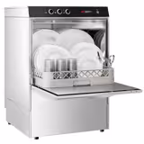 Undercounter Commercial Dishwasher - 500mm Basket - Manual Controls - 4.9kW - with Detergent & Rinse Aid Dosing Pumps