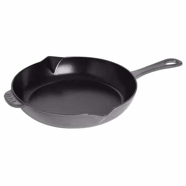 STAUB | PANS - Koekenpan met schenktuit - Ø 260mm - Gietijzer - Grafietgrijs