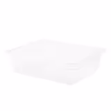 (6 stuks) Polypropyleen GN-bak GN 1/2 - wit - 3,9 liter - Diepte: 65mm