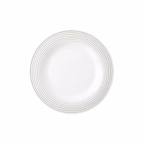 (6 stuks) SELTMANN WEIDEN | Bord - plat - Ø 170mm - Parelgrijs