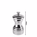 (2 Stück) PEUGEOT | MIGNONNETTE - Salzmühle - Edelstahl - Versilbert - Höhe: 100mm