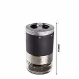 (6 pieces) PEUGEOT | MAESTRO - Pepper Bar - u'Select - Graphite - Height: 110mm - incl. three premium pepper jars