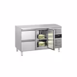 Koelwerkbank ECO - 1360x700mm - met 1 deur & 2 laden