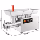 Köttkvarn - elektrisk - storlek 22 - 250 kg/h - 1,5 kW - hålskiva 4 mm