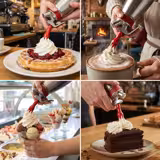 ISI | Gourmet Whip - dispensador de nata - 1,0 litro - acero inoxidable