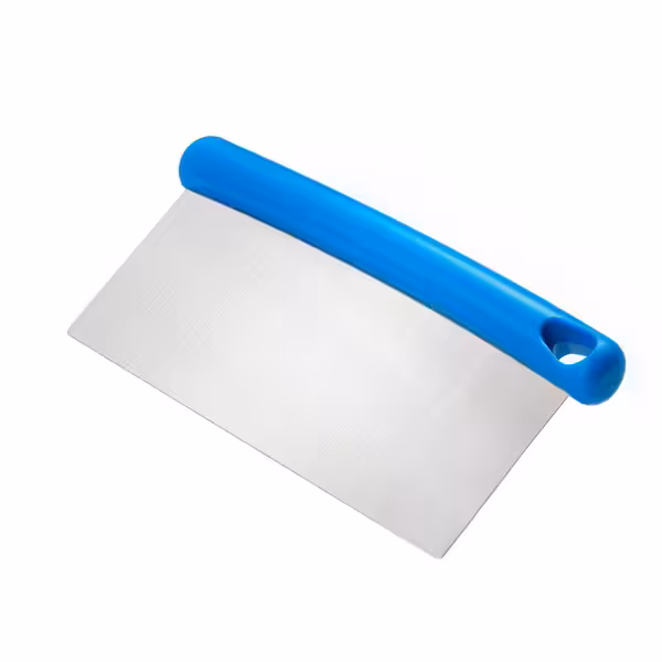 قطاعة عجين - نصل ستانلس ستيل - 200x115mm - ستانلس ستيل - مرنة - مقبض بلاستيكي
