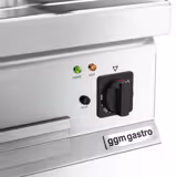 Płyta grillowa elektryczna - chromowana - 4,5kW - Gładka - Powierzchnia: 395x500mm - nastawna