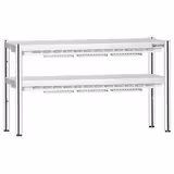 Lämpösilta PREMIUM - 1400x370mm - 2 hyllyllä - korkeus: 725mm