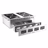 Cocina de inducción - 6kW - 4 zonas de cocción