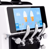 Softijsmachine - 30-32Liter/u - 2,68kW - Touchscreen - voor 2 smaken(+ mix) - Tafelmodel - luchtgekoeld