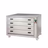 Varmeskab med 4 skuffer - 1415 x 1045 x 1020 mm