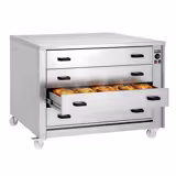 Värmeskåp på hjul - 2 kW - 4 draglådor - 1395x910x1020 mm