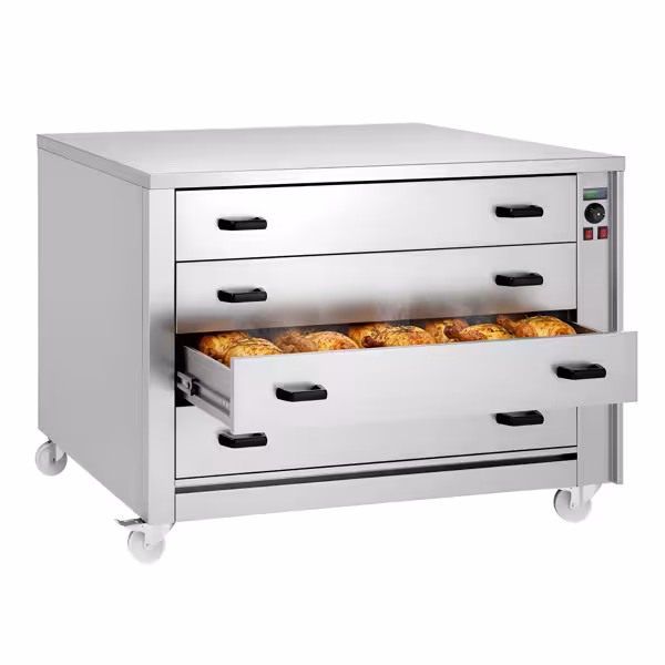 Režon – ohřevná skříň - 2 kW - 4 zásuvky - 1395x910x1020 mm