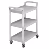 CAMBRO | عربة تقديم من البولي بروبيلين - مقاس 835×410 مم - 3 طوابق - باللون الرمادي المرقط