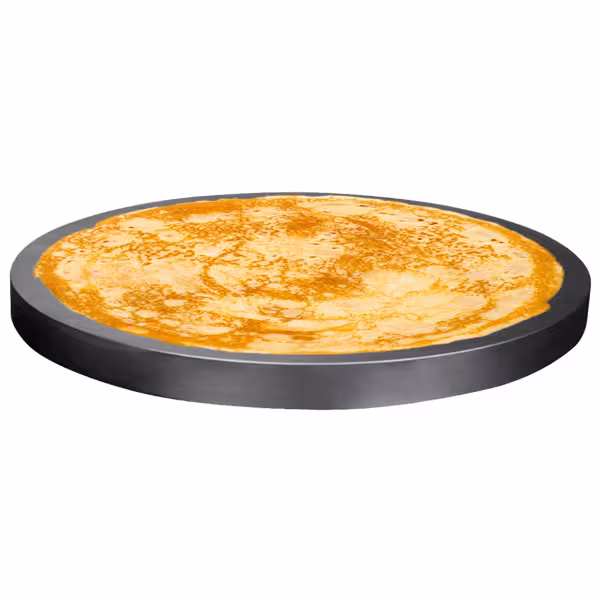 Bakplaat pannenkoekenmaker - 400x400x(H)40mm - RVS - passend voor CGOM5