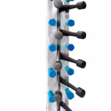 Duvar Tipi Tabak Rafı - en fazla 21 tabak - Ayarlanabilir Ø 16-32cm - Yükseklik:1625mm - Duvara montaj