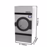 Electric Professional Vented Tumble Dryer - 34kg - Touch Controls