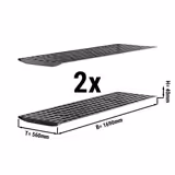 (2 Pezzi) Ripiani per Scaffalature - 1.69 m