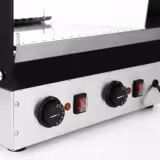 Commercial Heated Display Cabinet – 600 mm – 980 W – with 2 Shelves – Black