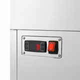 Koel- & Gebaksvitrine - 900 mm - dubbele beglazing - met 3 schappen