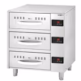 Warmhalteschrank für Speisen - 6 kW - GN 1/1 - 3 Schubladen