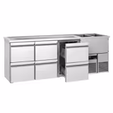 Banco Spillatura Birra PREMIUM - 2500x700mm - 6 Cassetti