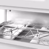 Doppia parete coibentata Lavastoviglie a cappotta professionale - Elettronica - 22,2kW - con pompe dosatrici detergente & brillantante & pompa di lavaggio - con addolcitore d'acqua integrato - cesto 50x50cm