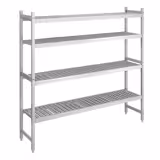 Étagère de base en aluminium - 1611 x 1800 mm - Capacité de charge : 600 kg