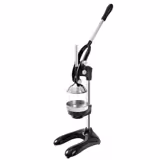 Spremiagrumi manuale a leva - Acciaio inox AISI 304 e alluminio - 3 filtri (4/5/6mm) - Colore Nero