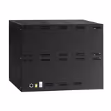 Horno para pizza eléctrico - 2 cámaras - piedra refractaria - 4+4x Ø24cm - 230V - Manual - hasta 450°C - con puerta con visor e iluminación interior