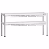 Pont chauffant PREMIUM infrarouge à résistance(s) céramique(s) - 1600x370mm - 1,4kW - 2 étages chauffants - réglable en hauteur