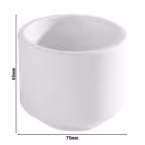 (6 bucăți) Bento Box - ASIA PLUS - melamină - rotund - Ø 75mm - alb