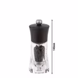 (6 sztuk) PEUGEOT | OLÉRON – Młynek do pieprzu – drewno/akryl – kolor czekoladowy – wysokość: 140 mm