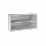 Väggskåp i rostfritt stål ECO - 1000x400mm - utan skjutdörr - 650mm högt