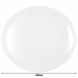 (2 Stück) SELTMANN WEIDEN | Teller - flach oval - 340x301mm - Weiß
