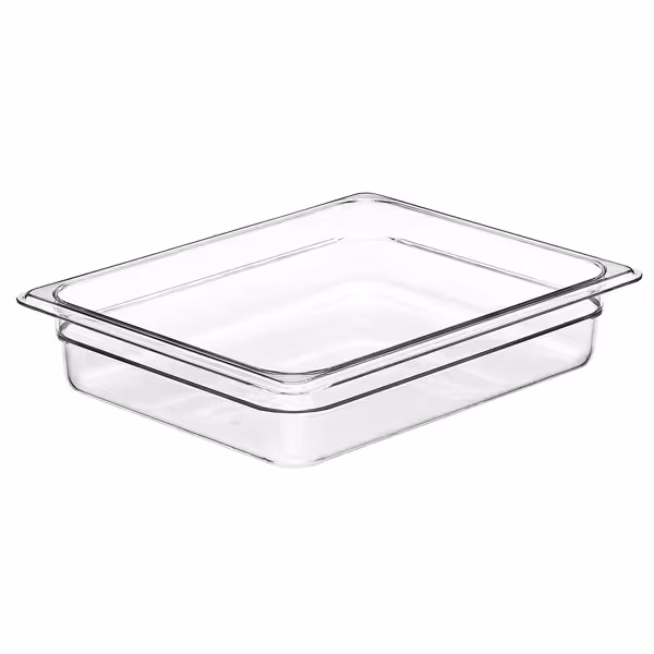 (6 stuks) CAMBRO | Camview® - Copolymeer Gastronormbak 1/2 - Helder - Hoogte: 65mm - BPA-Vrij