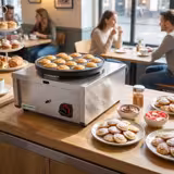 Commercial Gas Mini Pancake Maker - Thermostatic Control