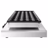 Commercial Waffle Maker - Single - Manual - 1.7kW - Shape: Poffertjes - Ø 42mm - for 50 pieces - plates with Teflon coating