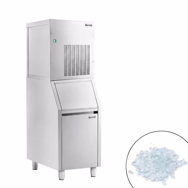 Premium PLUS Modüler Pul Buz Makinesi - 155 kg/24, 100 kg'lık buz depolama haznesi dahil