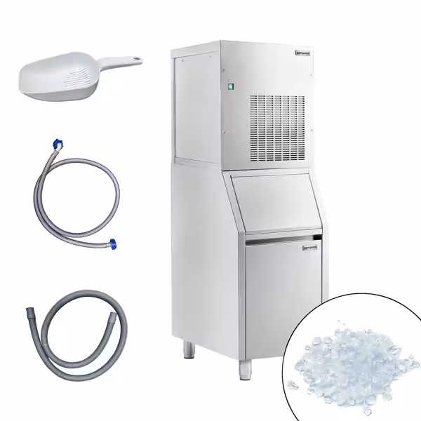 Premium PLUS Modular Flake Ice Maker - 155 kg/24, including a 100 kg ice storage bin