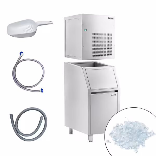 Modulaire vlokijsmachine Premium PLUS - 155 kg/24, inclusief ijsopslagbak van 100 kg