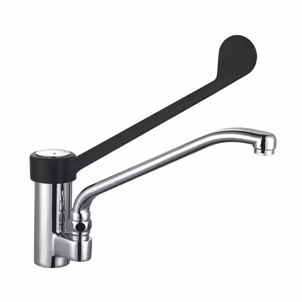 Enkelhåls blandare 5000 - med ettgreppsblandare, svängbar pip & G1/2" anslutning - 250 mm