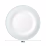 SELTMANN WEIDEN | Flat Porcelain Dinner Plate Ø 215 mm – Arctic Blue – High-Gloss