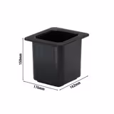 CAMBRO | ColdFest® - GN houder 1/6 - Zwart - Hoogte 150mm - ABS kunststof