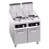 Friggitrice a gas professionale su mobile - 20+20L - 35,0kW - Bflex Digital - con rubinetto di scarico