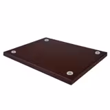 Antislip snijplank - 300x500mm - Dikte: 20mm - HDPE - Bruin - Vaatwasmachinebestendig - HACCP-conform