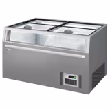 Arkkupakastin - 1454x850 mm - 402 l - lasiset liukukannet - harmaa