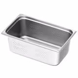 (6 pz) Bacinella GN in acciaio inox GN 1/1 - forata - Altezza: 200mm