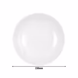 (6 pieces) SELTMANN WEIDEN | Meran Steak & More Flat Plate – White - Porcelain - Stackable - Abrasion Protection - Easy to Clean